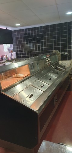 Fish chips frying - chips, range