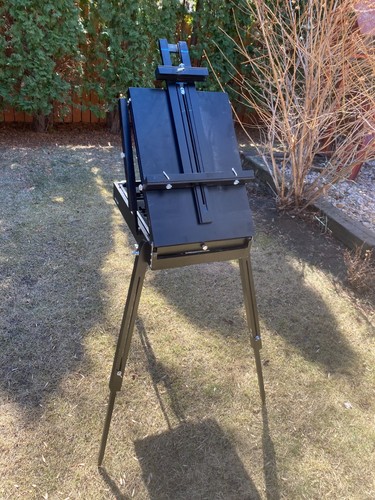 Vintage folding artist easel - artist,
