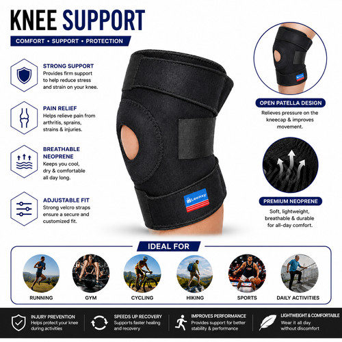 Knee support compression - support,
