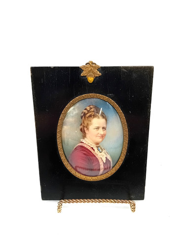 Antique georgian portrait - antique,