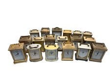 18 x Metamec Quartz carriage clock timepieces bundle job lot