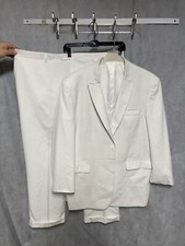 Stacy Adams Suit Men 54L White