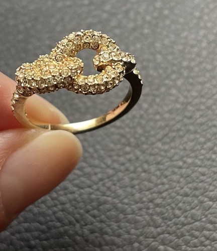 Genuine swarovski knot - knot, ring