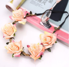 Women's Rose Flower Crown