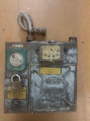 Vintage 1953 coin operated gas - operated,