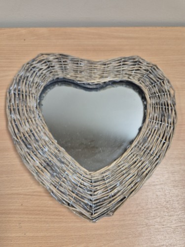 Rattan wicker heart shaped - rattan,