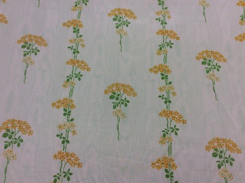 Vintage chintz floral parsley - vintage, "parsley