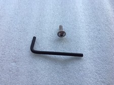 GFS Monarch Saddle Gullet - Single Spare  Screw & Hex Key