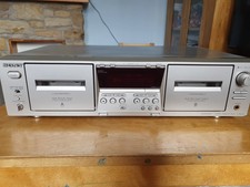 Sony TC-WE475 Stereo Cassette Deck Tape Recorder Silver Auto Reverse