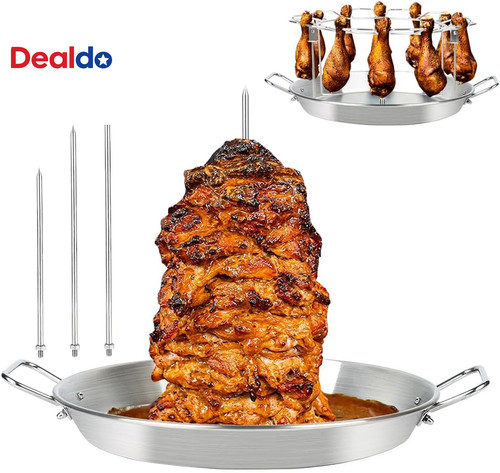Vertical skewer gyro pan - vertical,