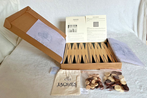 Jaques draughts backgammon - &,