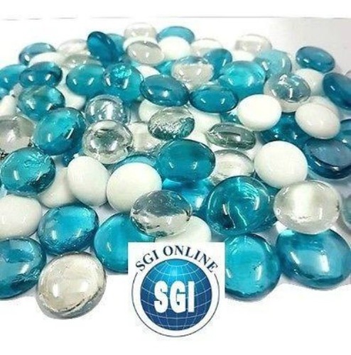 Glass pebbles vase wedding - vase,