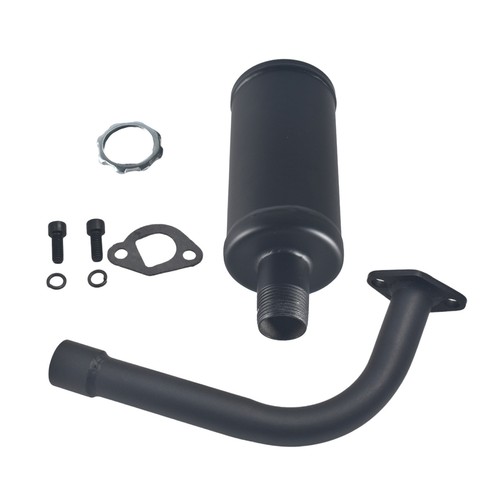 Black exhaust pipe muffler - exhaust, for