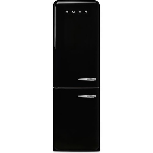 Smeg fridge freezer black - smeg,