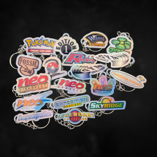 Pokemon binder tag keychains - tag,