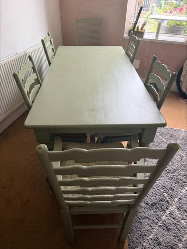 Solid pine farmhouse table - solid,