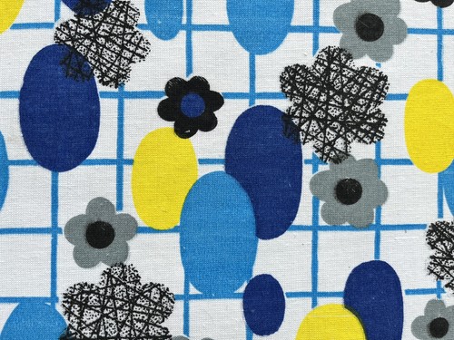 Vintage 60s 70s - cotton, fabric