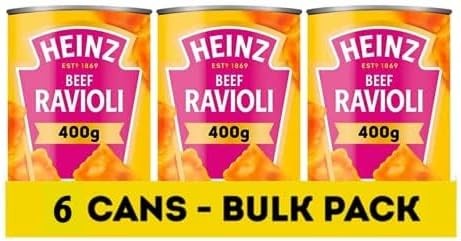 Heinz beef ravioli 6x400g - heinz,