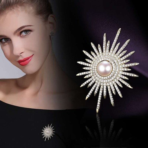 Pearl sunflower flower gold - pearl,