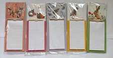 Magnetic Memo Lined Pad Note Board & Pencil 5 designs hedgehog rabbit hare fox