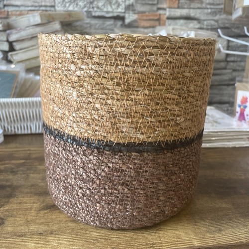Natural sea grass planter pot - grass,