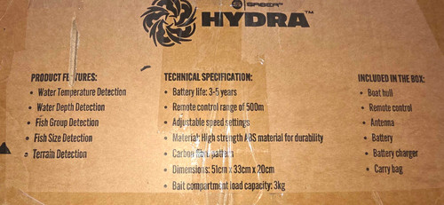 Saber hydra gps - fishing, bait