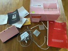 nintendo 3ds coral pink, boxed