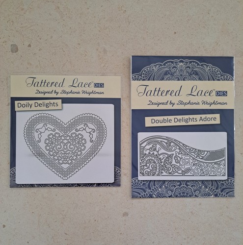 Tattered lace doily delights - delights, &