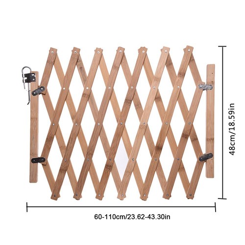 Wooden pet gate - wooden, dog