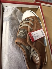 Mustang Brown Mid-Calf Leather