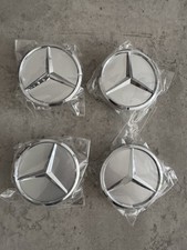 4 X Mercedes Silver Alloy