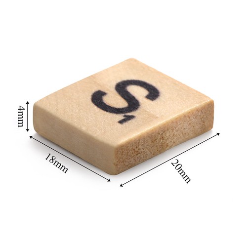 1000 pack wood letter - pack,