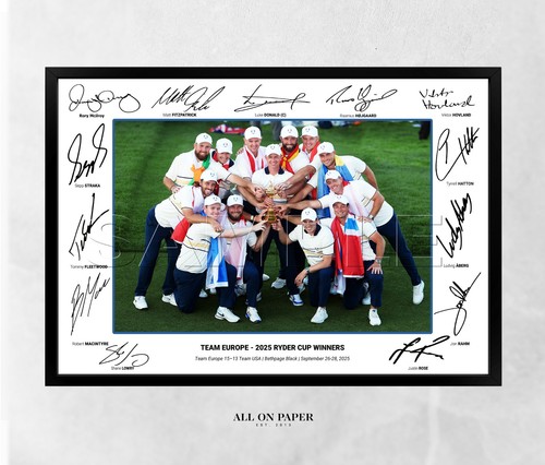 Ryder cup print team - ryder, europe