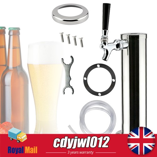 3in draft beer tower stainless - draft,