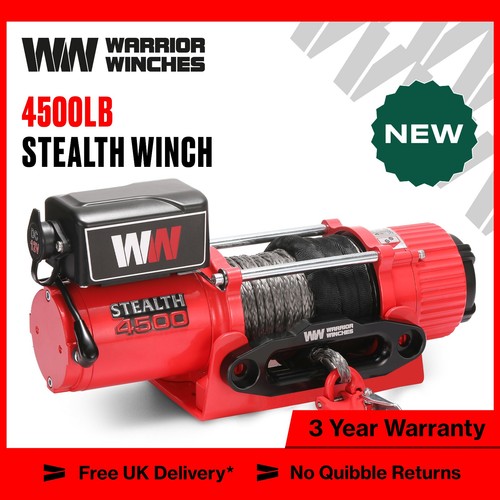 Stealth electric winch - electric, 4500lbs