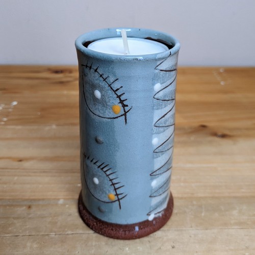 Studio pottery tealight - tealight, holder