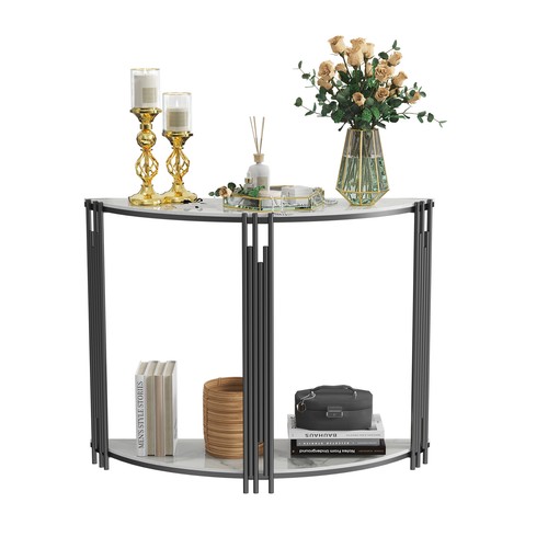 Tier half moon - 2-tier, console