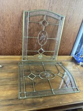 Vintage Brass Leaded Beveled