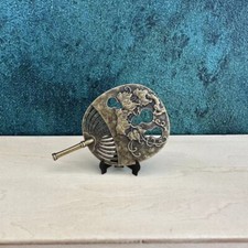 1Set 1:6 Scale Dolls House Miniatures Japanese Fan Handmade Accessory 11.5" Inch