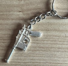 Gun Revolver Keyring Key Ring Handgun Cowboy Gangster 10 To Collect Luger