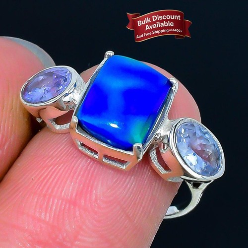 Aurora opal stone 925 - opal,