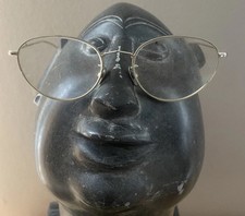 CUTLER & GROSS Hand Made Designer Glasses Frame Gold Metal Lightweight Cats Eyes