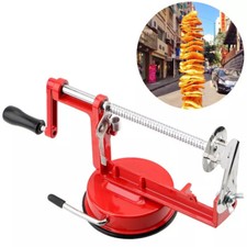 Manual Twisted Potato Slicer Spiral Fry Cutter Tornado Curly French Fry Cutter