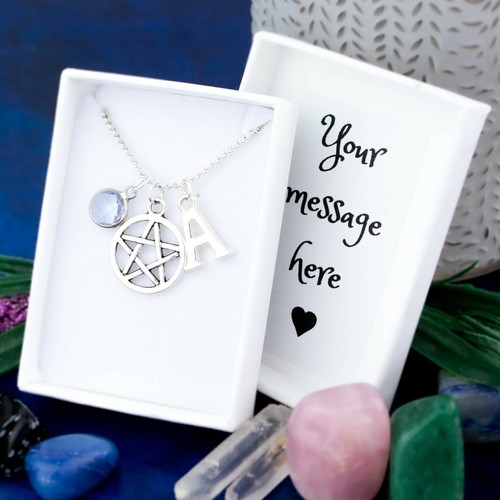 Pentacle necklace - pentacle,