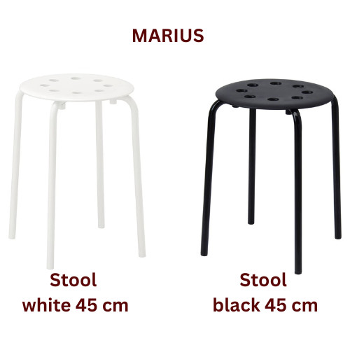 Ikea marius stool black - ikea,