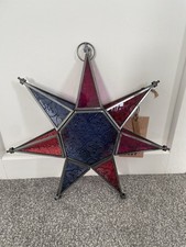 Moroccan Glass Star Lantern