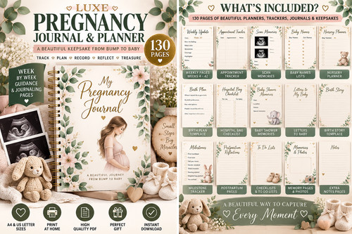 Luxe pregnancy journal - luxe,