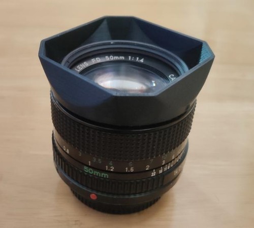 Lens hood for canon 50mm - lens,