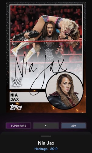 2019 topps slam digital nia - topps,
