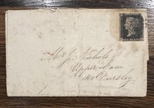 QV GB SG1/3 1d Penny Black